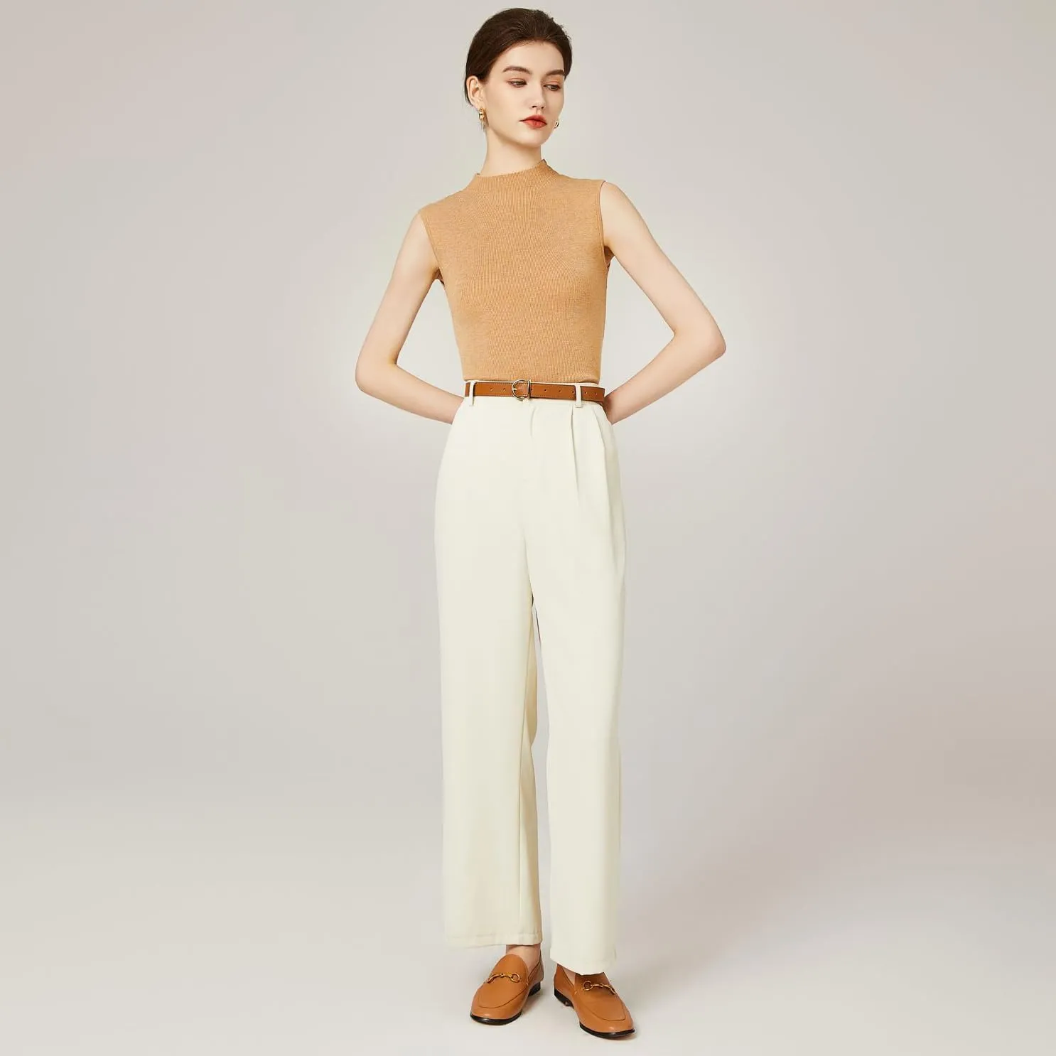 Vertundy Loafers for Womens Low Heel Flats Loafers