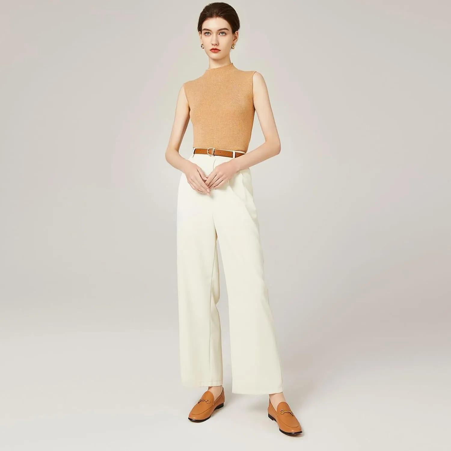 Vertundy Loafers for Womens Low Heel Flats Loafers