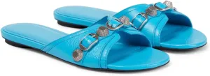 Vertundy Women’s Flat Slide Slippers - Round Open Toe Rivet Sandals Slip on Casual Shoes for Summer Beach Daily Wear
