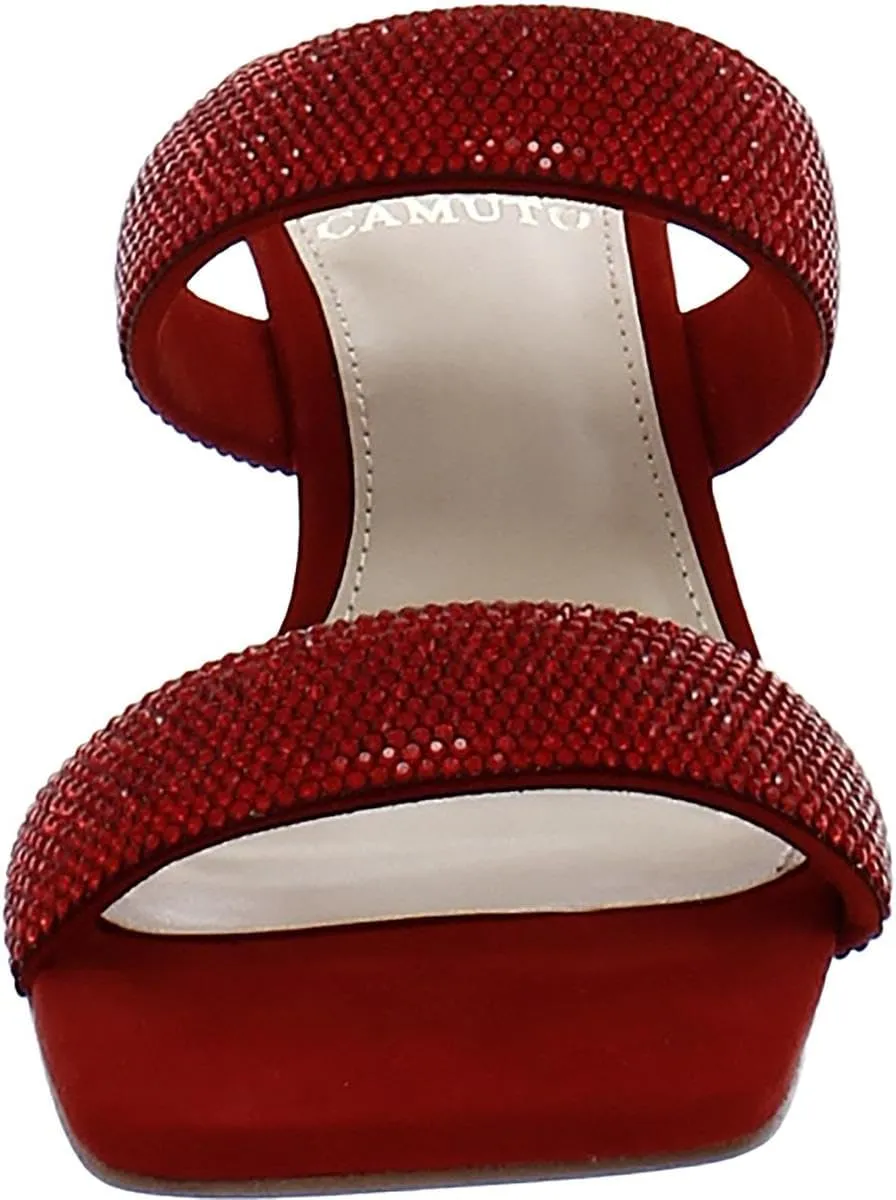 Vince Camuto Women's Aslee Square Toe Dress Sandal Heeled