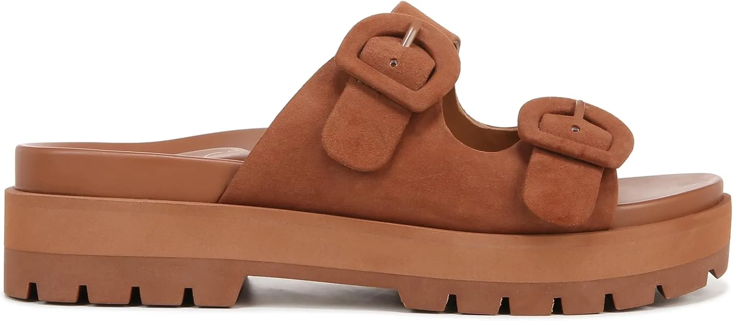 Vionic Women's Capitola Platform Sandal- Supportive Strappy Flatform Sandal That Includes an Orthotic Insole and Cushioned Outsole for Arch Support, Medium Fit