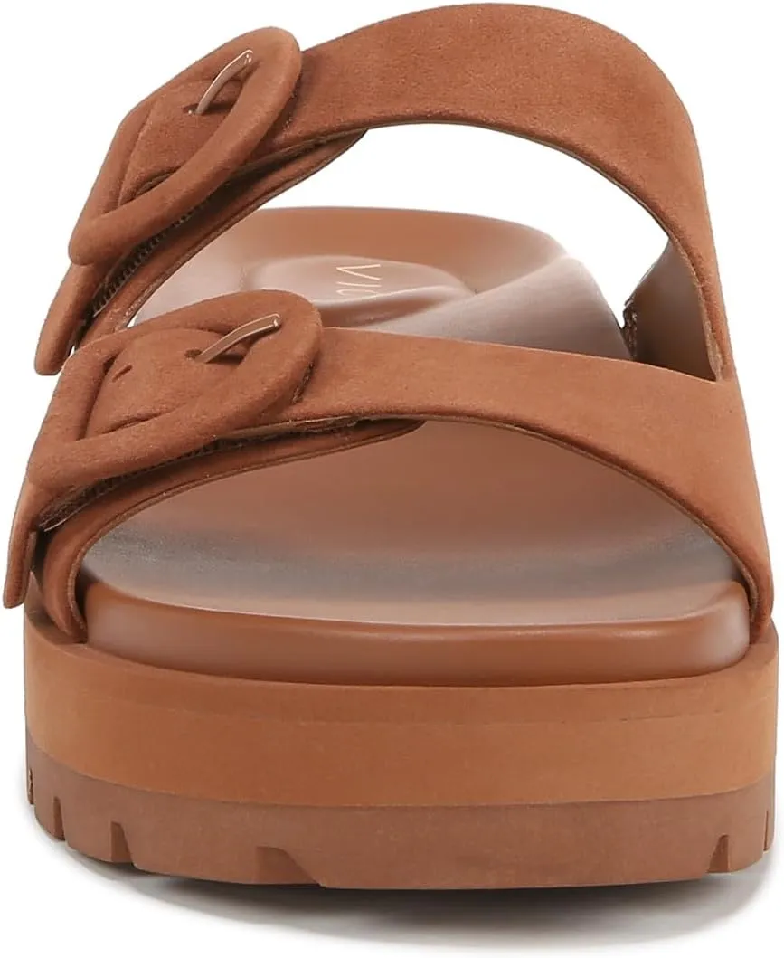 Vionic Women's Capitola Platform Sandal- Supportive Strappy Flatform Sandal That Includes an Orthotic Insole and Cushioned Outsole for Arch Support, Medium Fit
