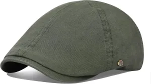 VOBOOM Cotton Flat Cabbie Hat Gatsby Ivy Irish Hunting Newsboy Cap