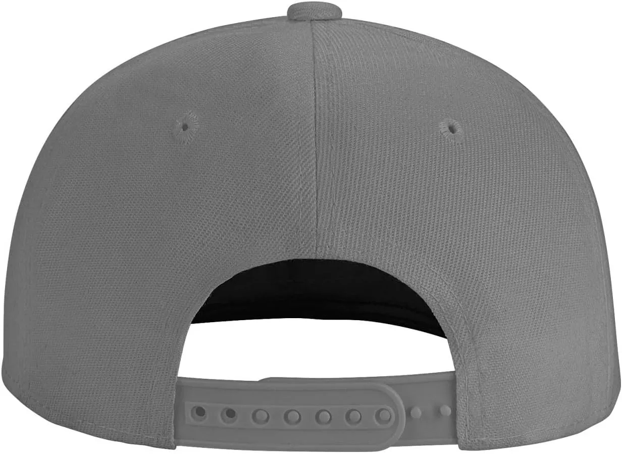 Walking Hr Violation Flat Brim Baseball Cap,Classic Snapback Hats Adjustable Trucker Hat for Men & Women,Black