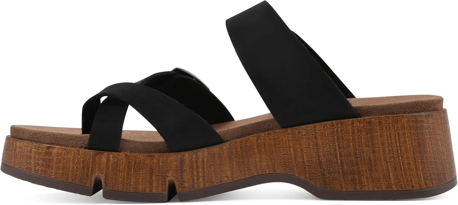 WHITE MOUNTAIN Women's Lefter Low Platform Sandal