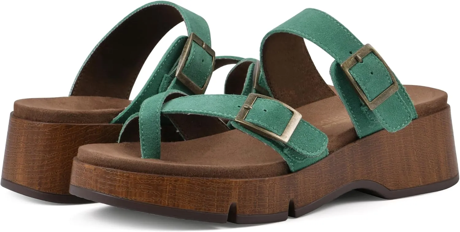 WHITE MOUNTAIN Women's Lefter Low Platform Sandal