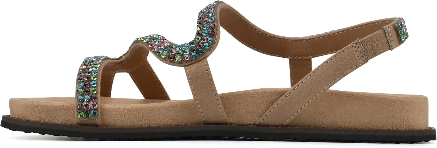 WHITE MOUNTAIN Women's Majorette Flat Sandal