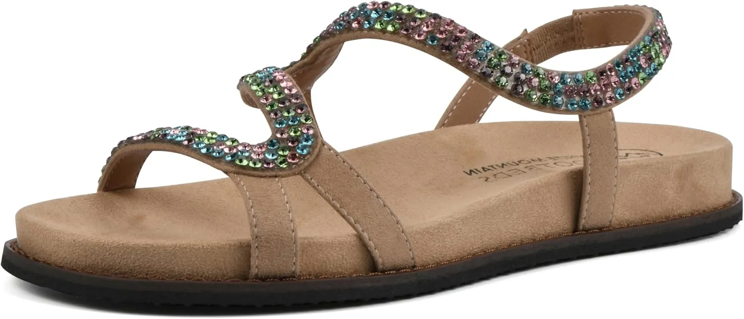 WHITE MOUNTAIN Women's Majorette Flat Sandal