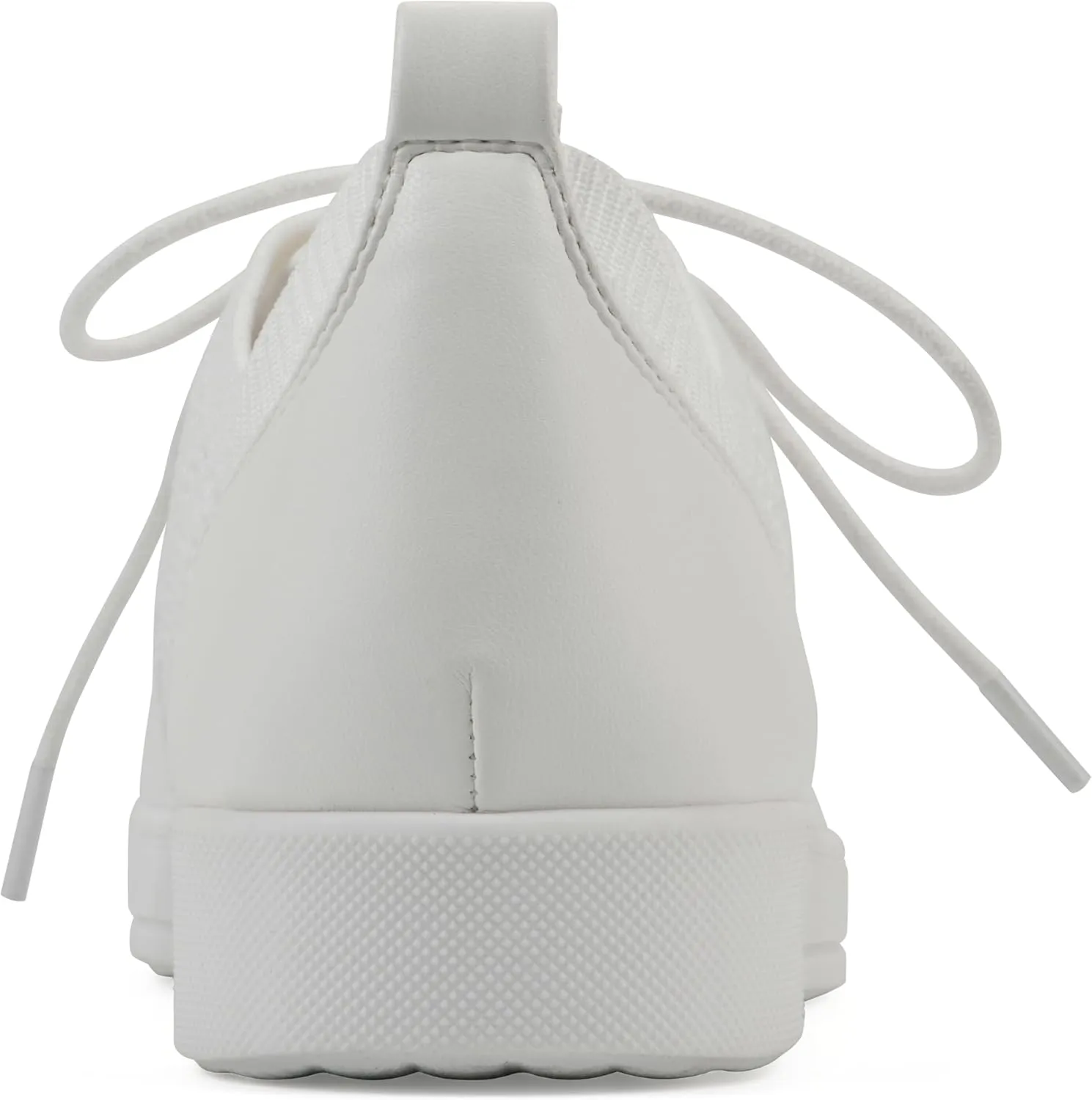 WHITE MOUNTAIN Women's Upscale Woven Knit Lace-Up Sneaker