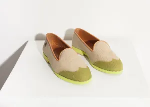 Wingtip Courteous in Exceptional value Lime Loafer