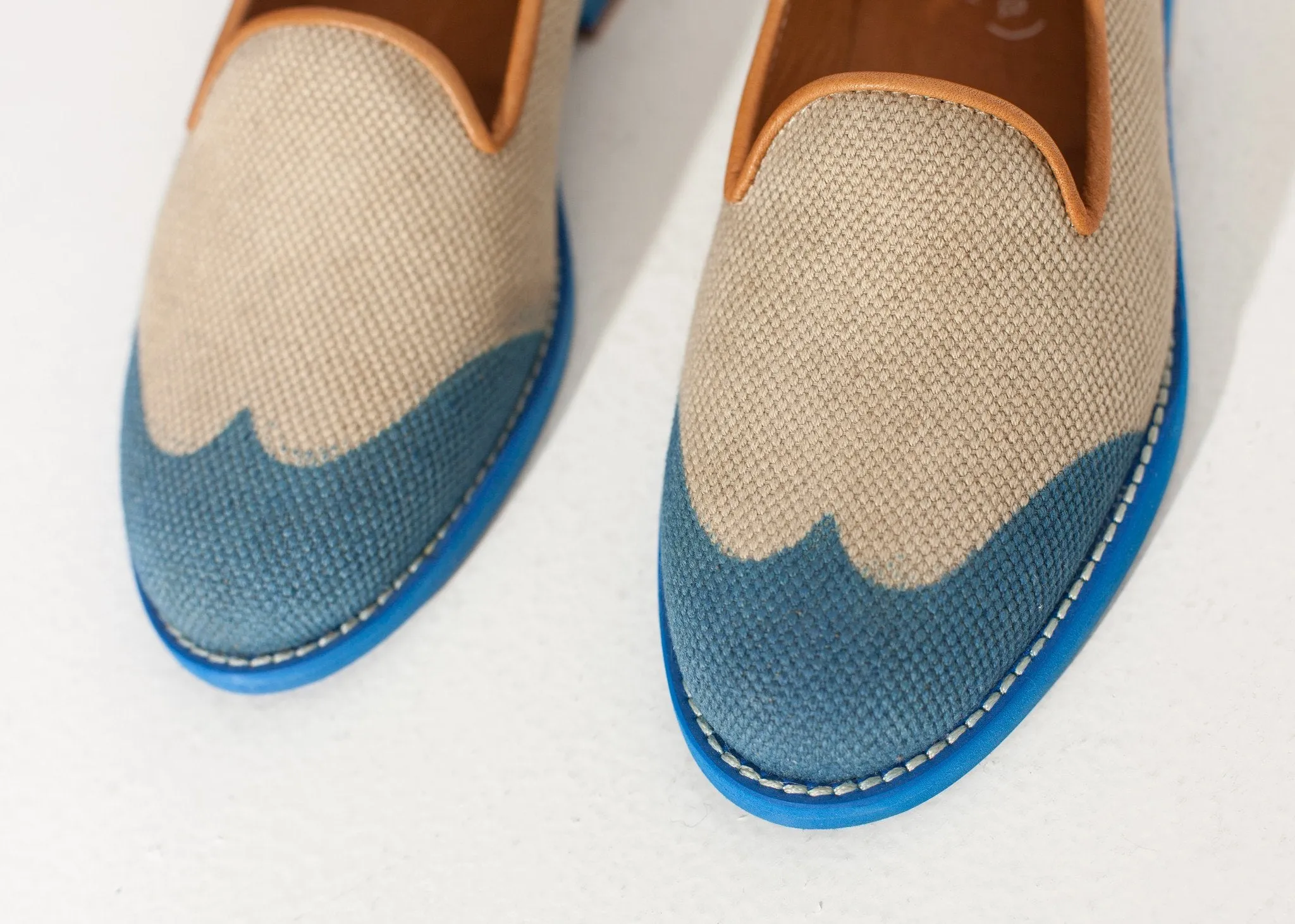 Wingtip in Custom-built Unique collection Loafer Blue