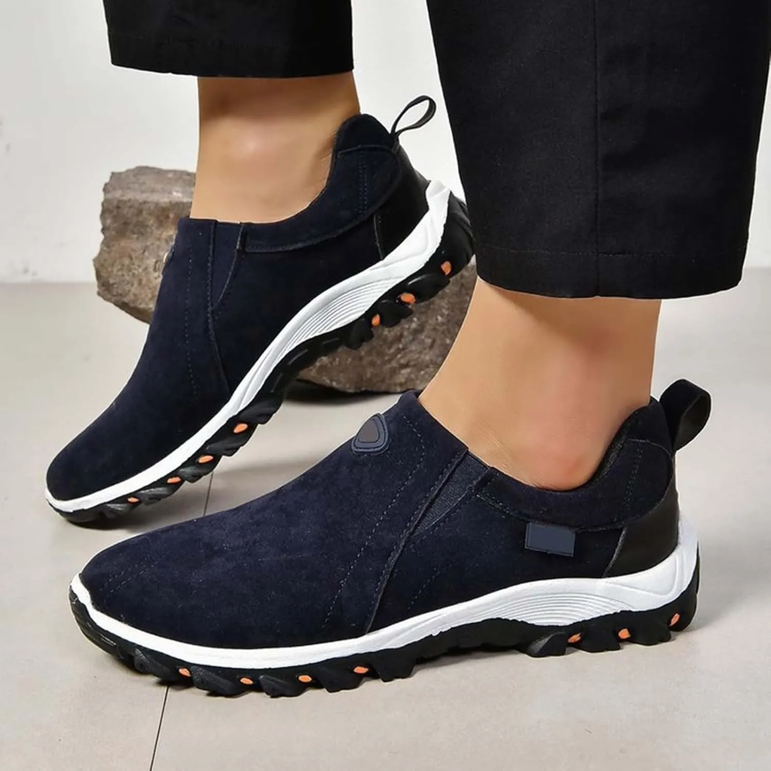 Women Loafers Sport Shoes Running Shoes Breathable Fashion for Student and Teenagers Ladies Slip On All Casual