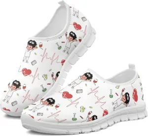 Women Slip On Shoes Low-Cut Comfortable Casual Walking Flat Loafers Non Slip Outdoor Daily Sports Running Sneakers