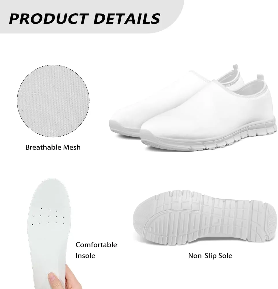 Women Slip On Shoes Low-Cut Comfortable Casual Walking Flat Loafers Non Slip Outdoor Daily Sports Running Sneakers