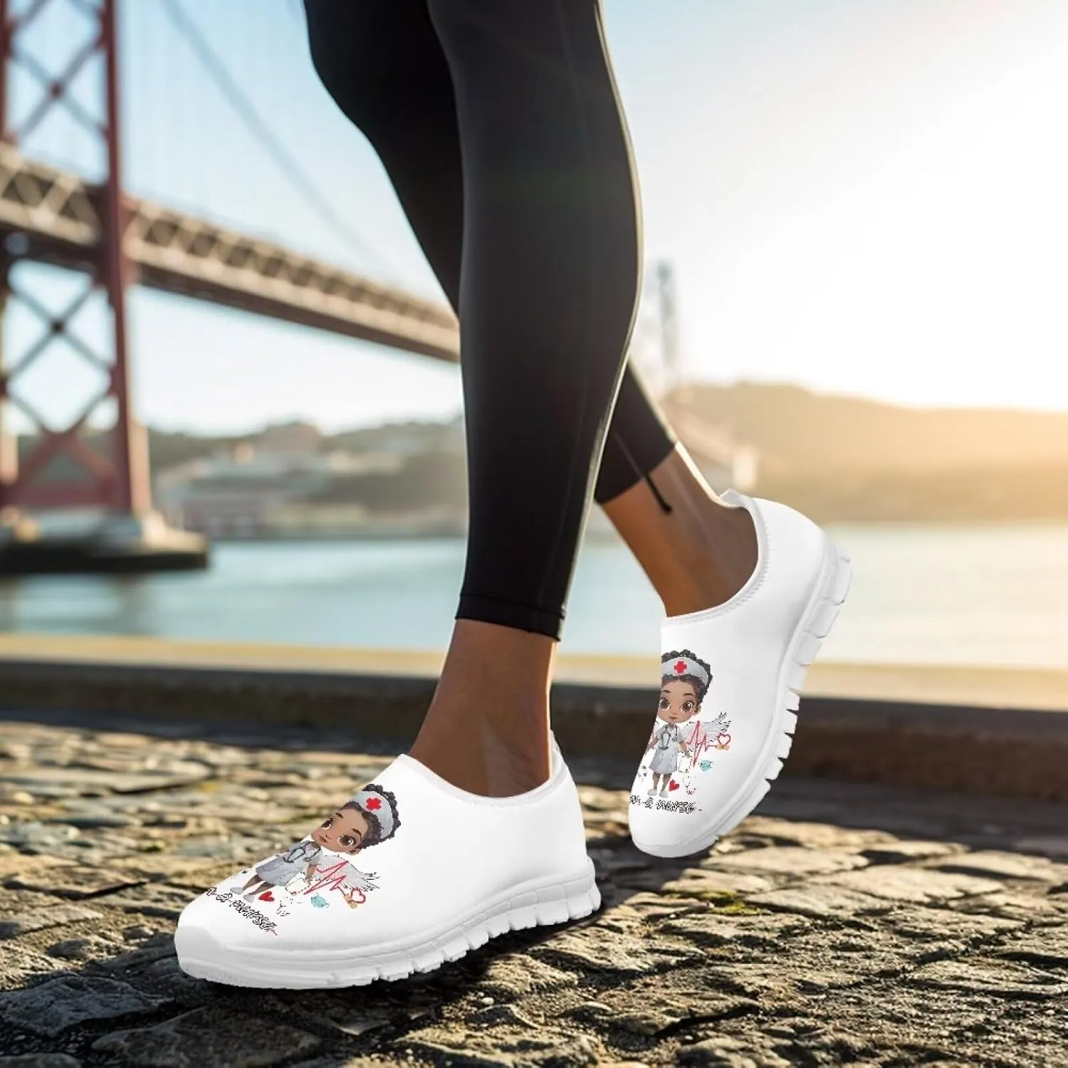 Women Slip On Shoes Low-Cut Comfortable Casual Walking Flat Loafers Non Slip Outdoor Daily Sports Running Sneakers