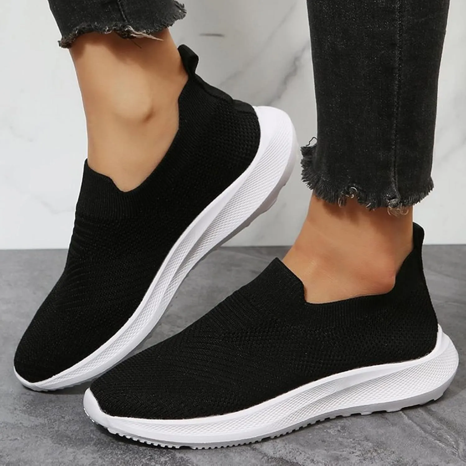 Women Sneakers Spring And Summer New Pattern Fashion Flat Bottom Comfortable Non Slip Breathable Mesh Casual