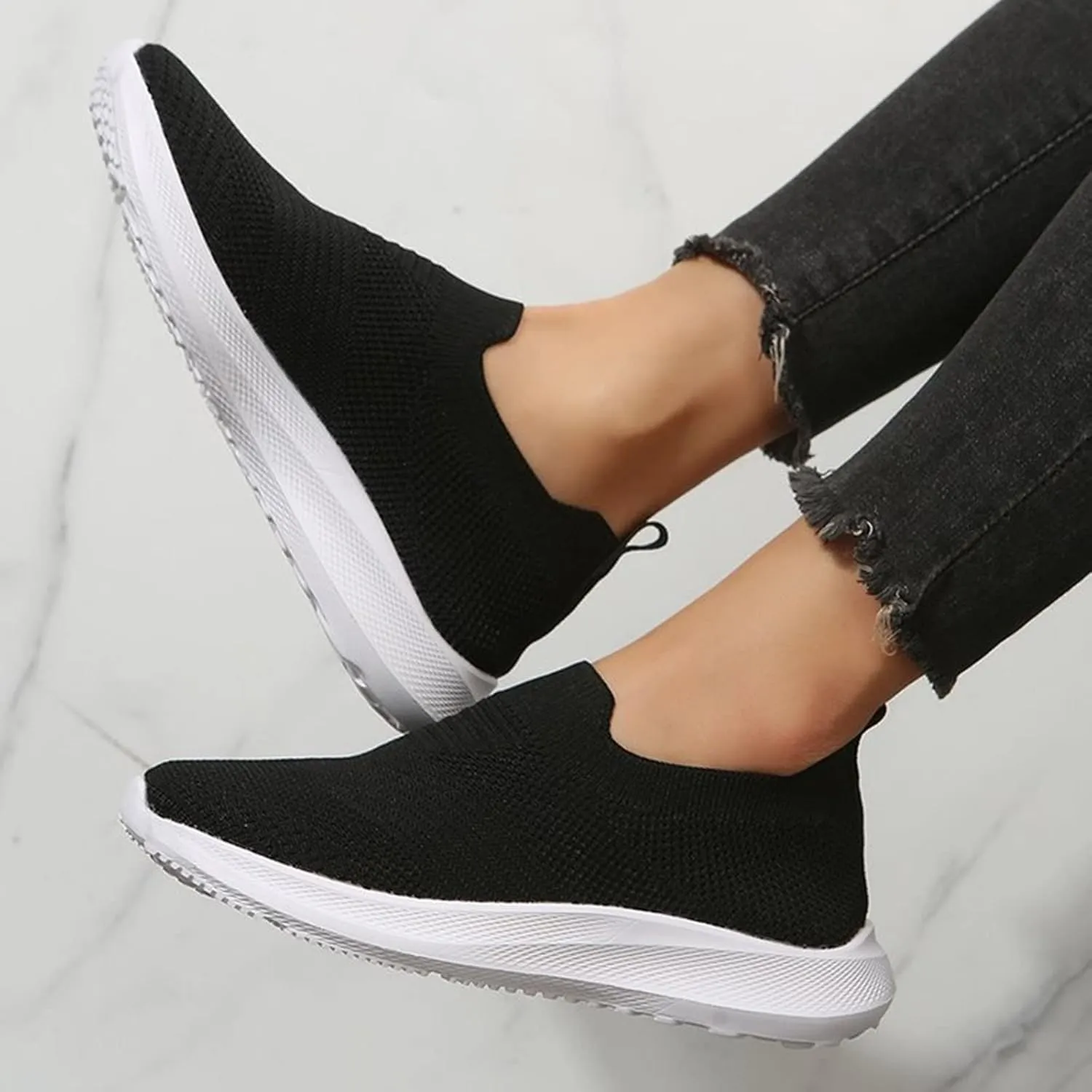 Women Sneakers Spring And Summer New Pattern Fashion Flat Bottom Comfortable Non Slip Breathable Mesh Casual