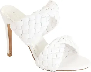 Womens Braided High Heeled Sandals