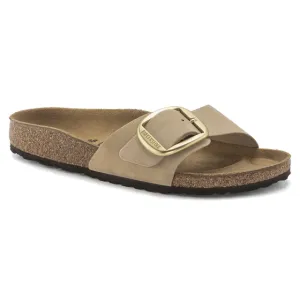 Womens Madrid Big Buckle Nubuck Leather