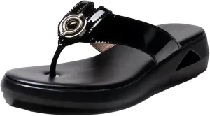 Women's Summer Flip-Flops - Thick-Soled Mid-Heel Flat Fashion