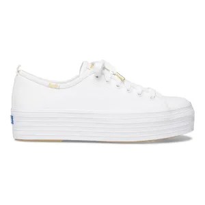 Women's Triple Up Leather White