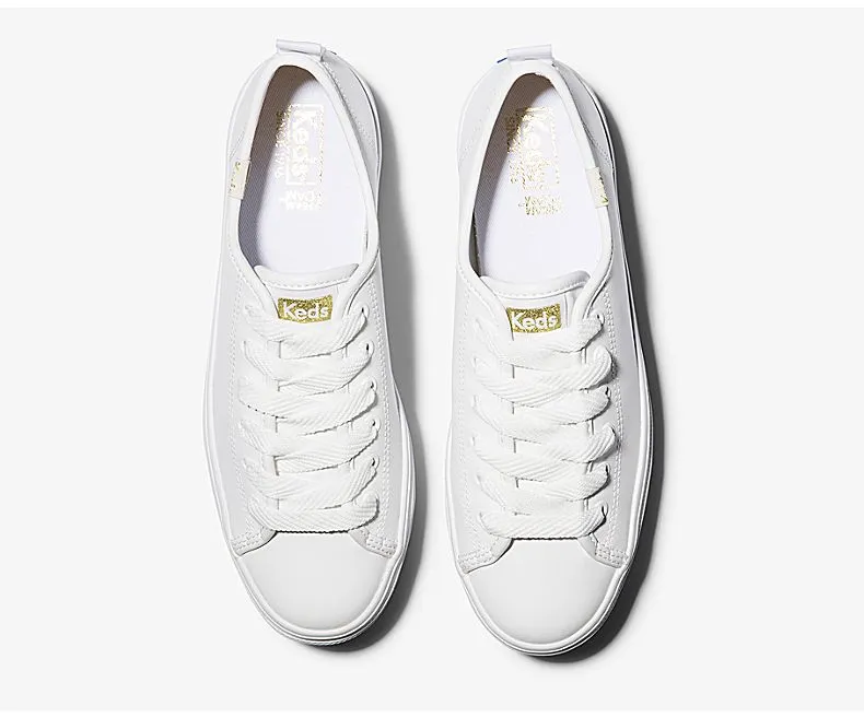 Women's Triple Up Leather White