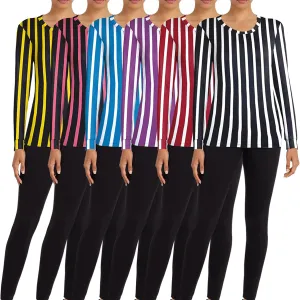Womens Ultra Soft Midweight Baselayer Top | All Season Thermal Scoop Neck Long Sleeve Shirt | Multi Packs