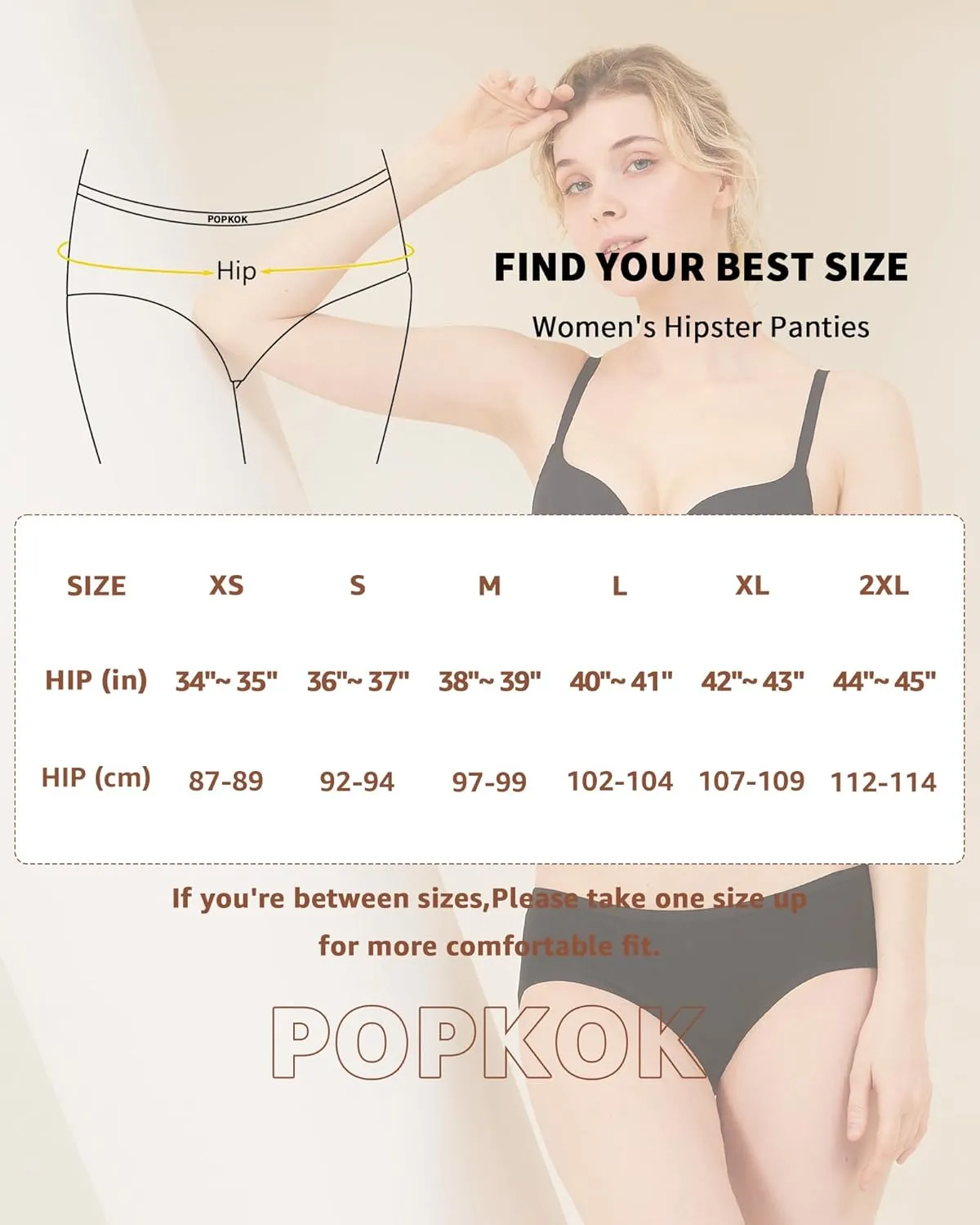 Womens Underwear Soft Cotton Hipster Panties Mid Rise Briefs 6 Pack Regular and Plus Size